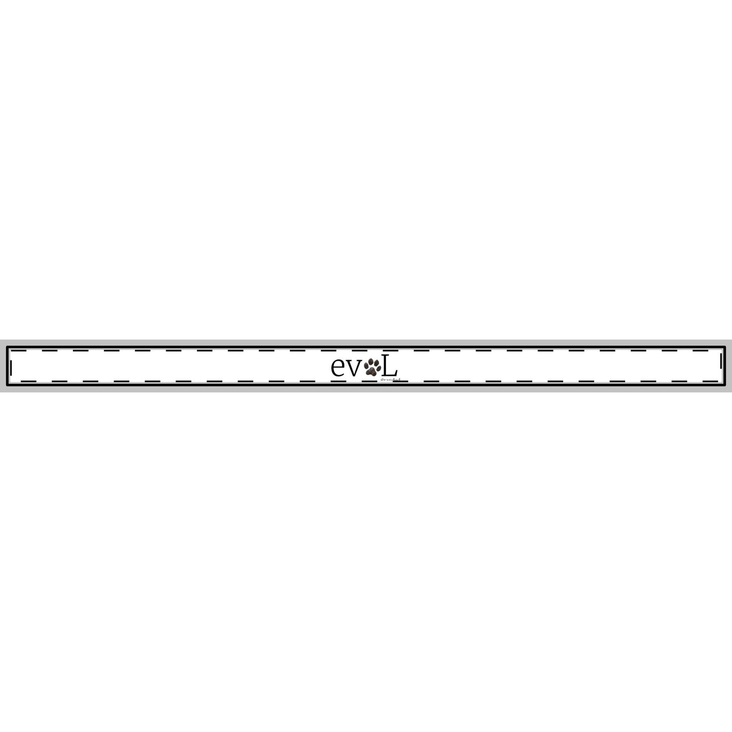 Stylish Clip-on Pet Collar with 'evL' Design – Perfect for Pet Lovers!