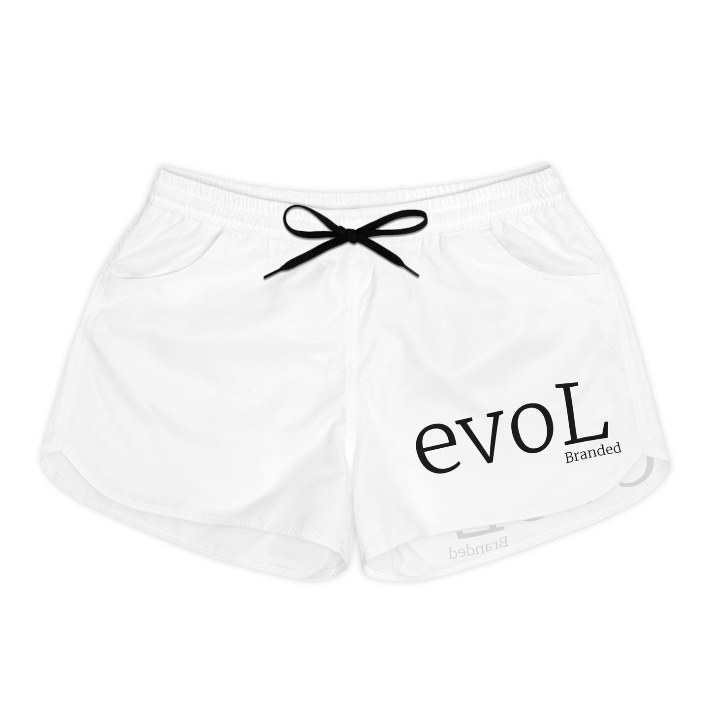 Trendy Women's Casual Shorts with 'evol' Design