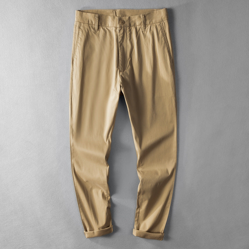 Men's Cotton Slim Fit Stretch Skinny Trousers