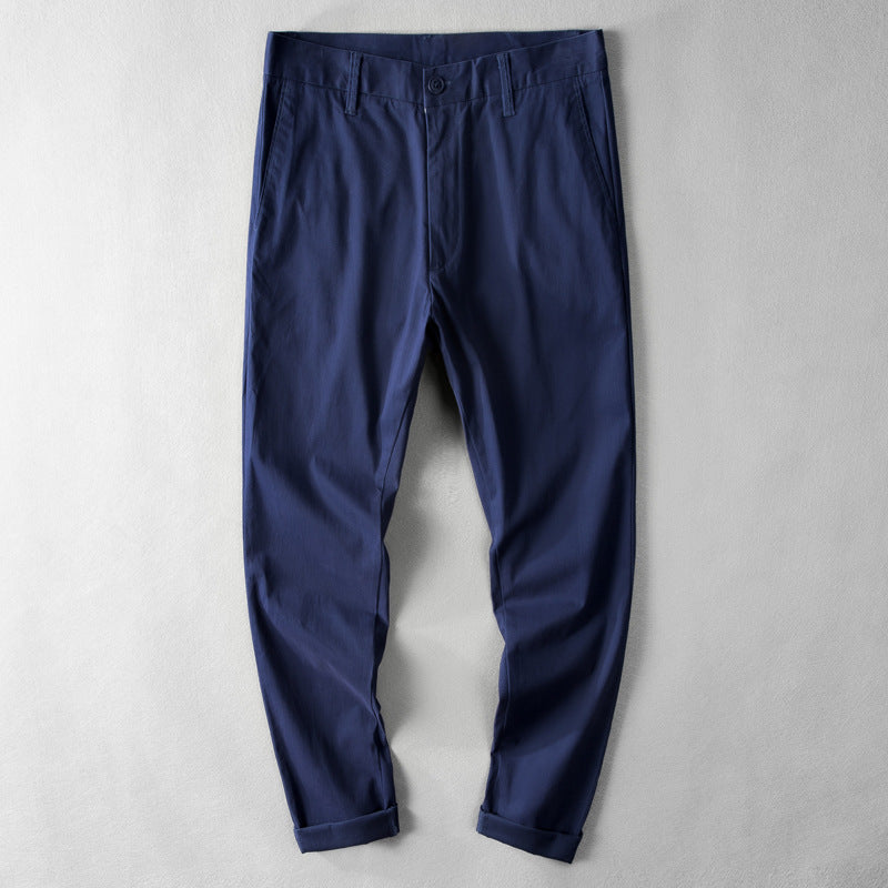 Men's Cotton Slim Fit Stretch Skinny Trousers