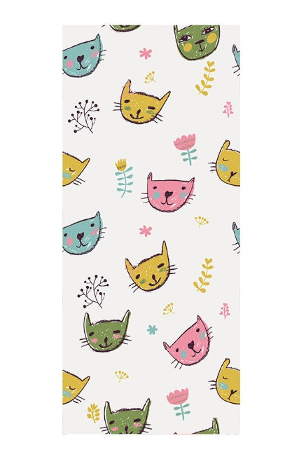 pvc self-adhesive cartoon bedroom kids room wallpaper