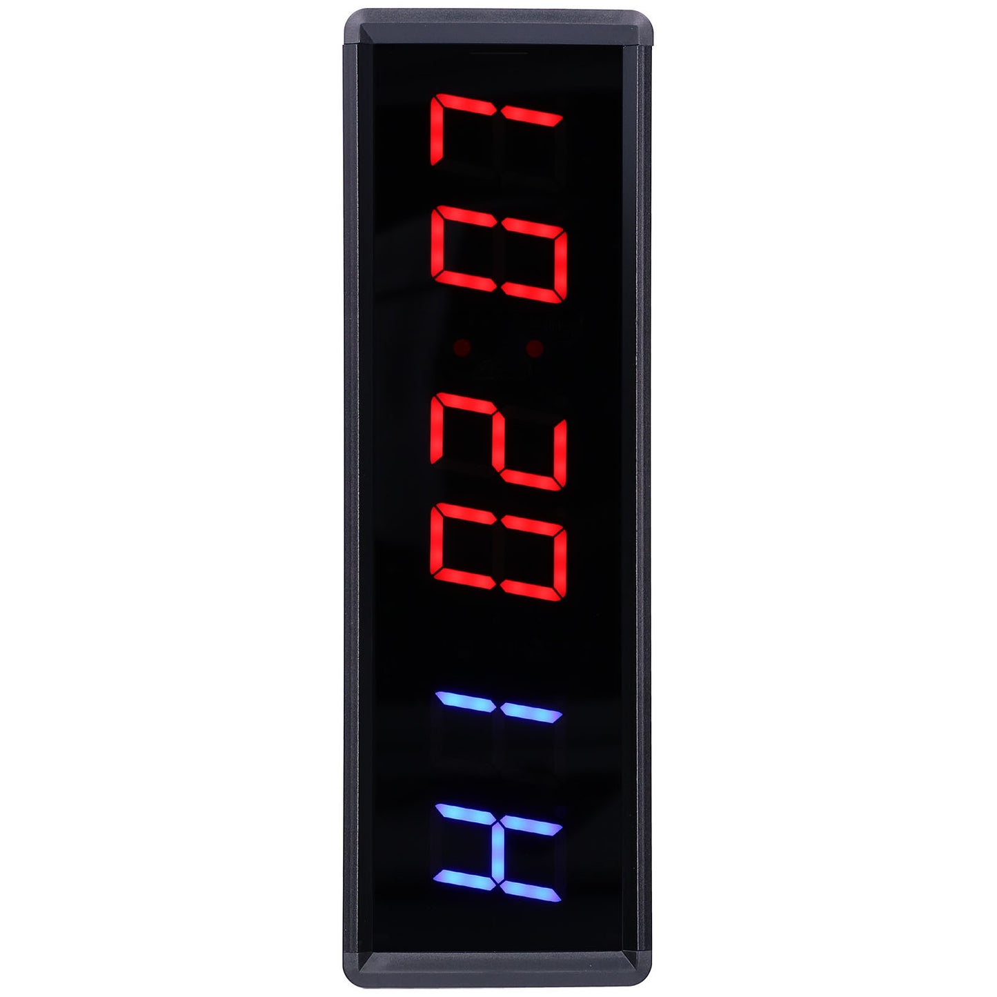 Interval Timer 1.5in LED Digital Display Count Down/Up Clock with Remote for Home Gym Office
