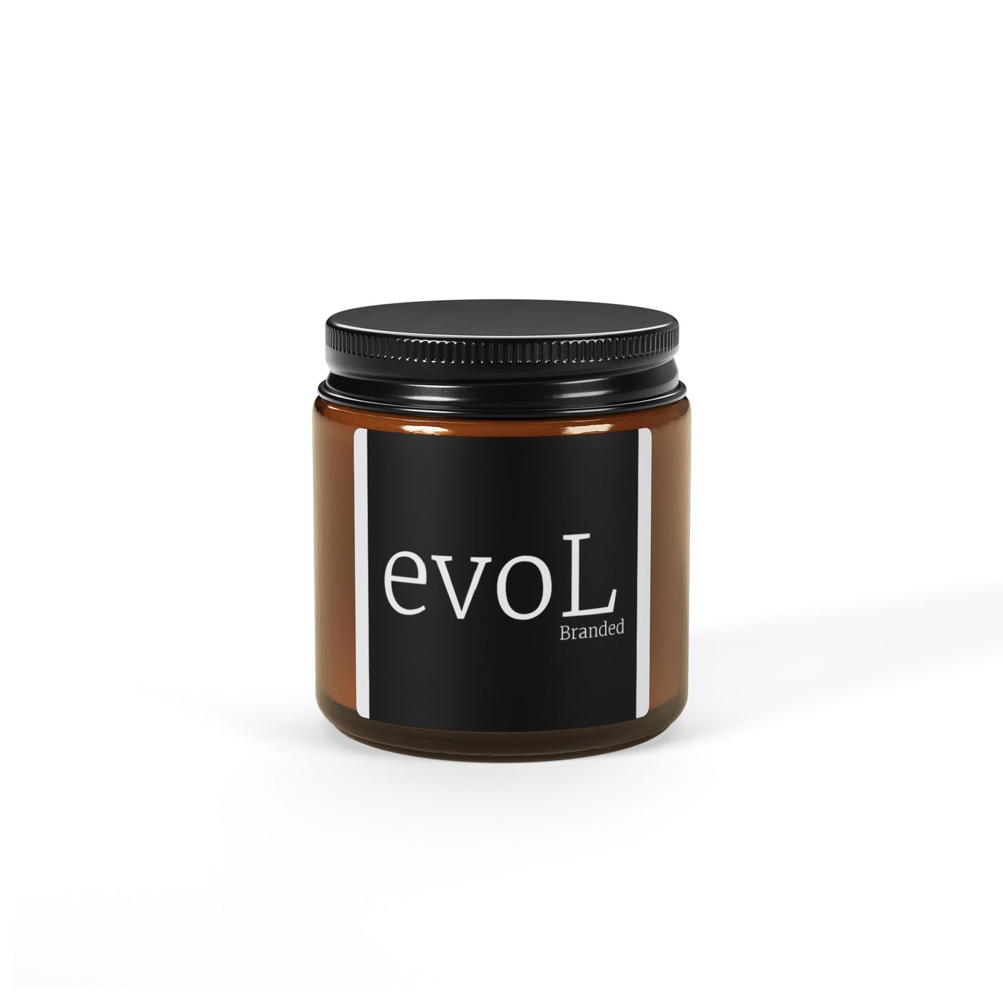 Scented Soy Candle (Multi-Size, Amber Jar)