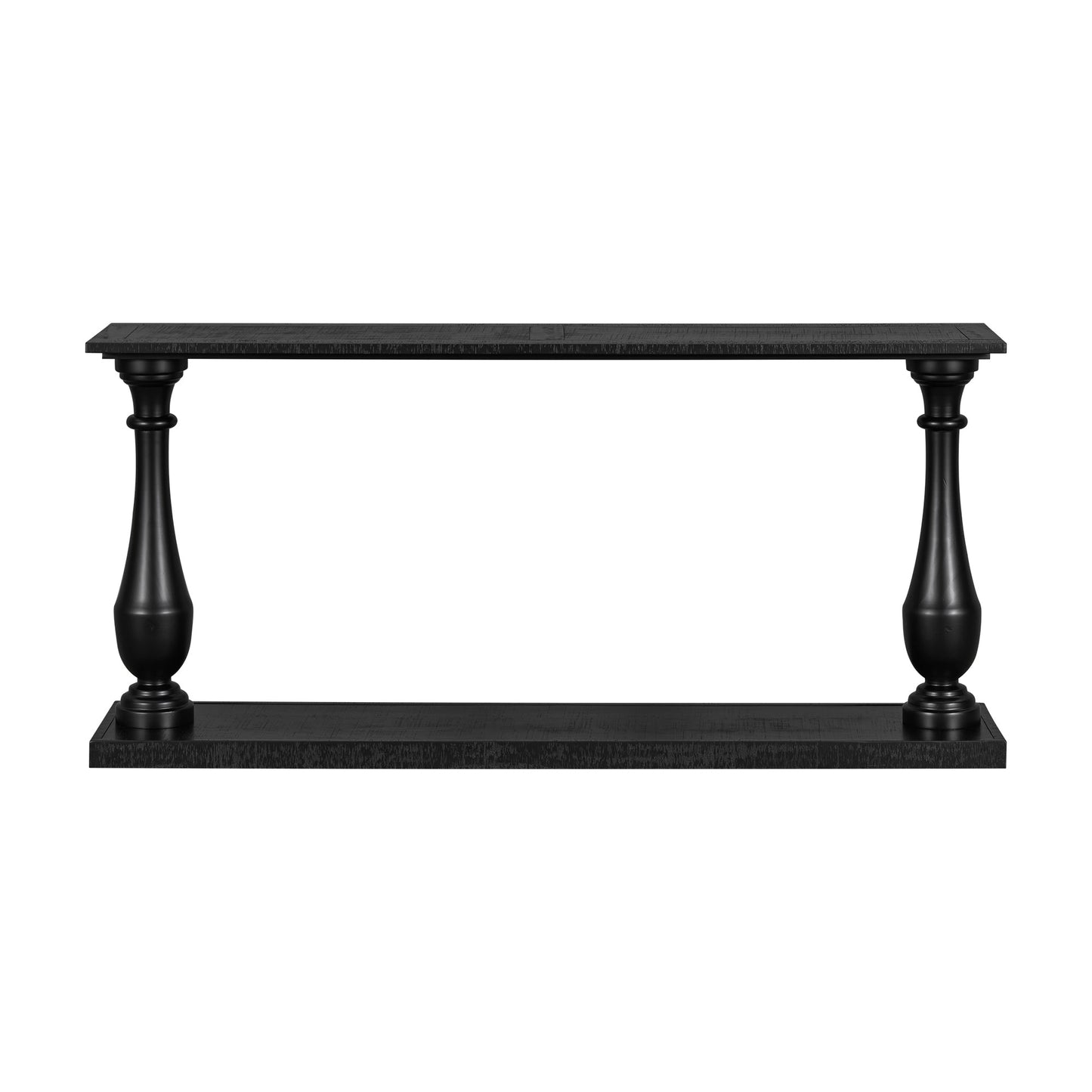 Vintage Sofa Table Console Table with Luxurious Pine Veneer and