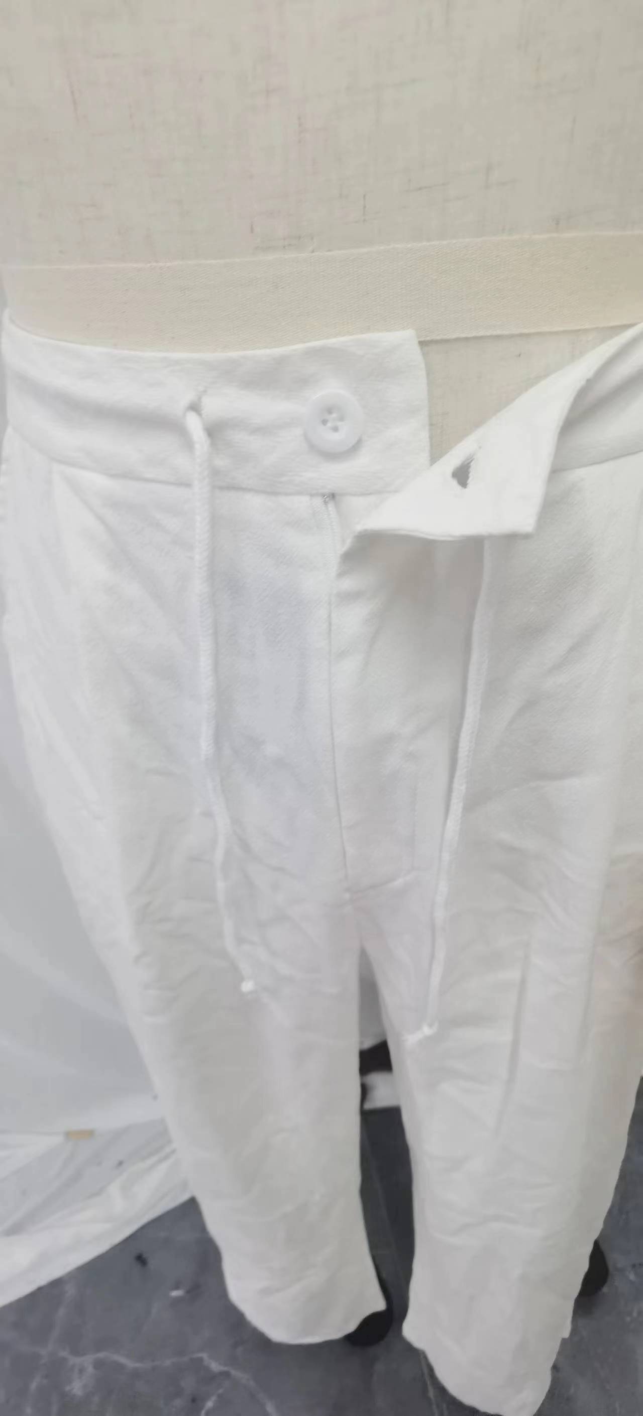 Fashion Men's Cotton And Linen Casual Trousers