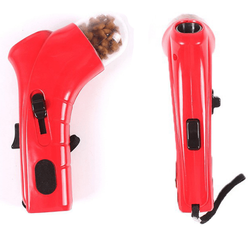 The Pawsome Treat Blaster: Portable Pet Food Catapult Feeder