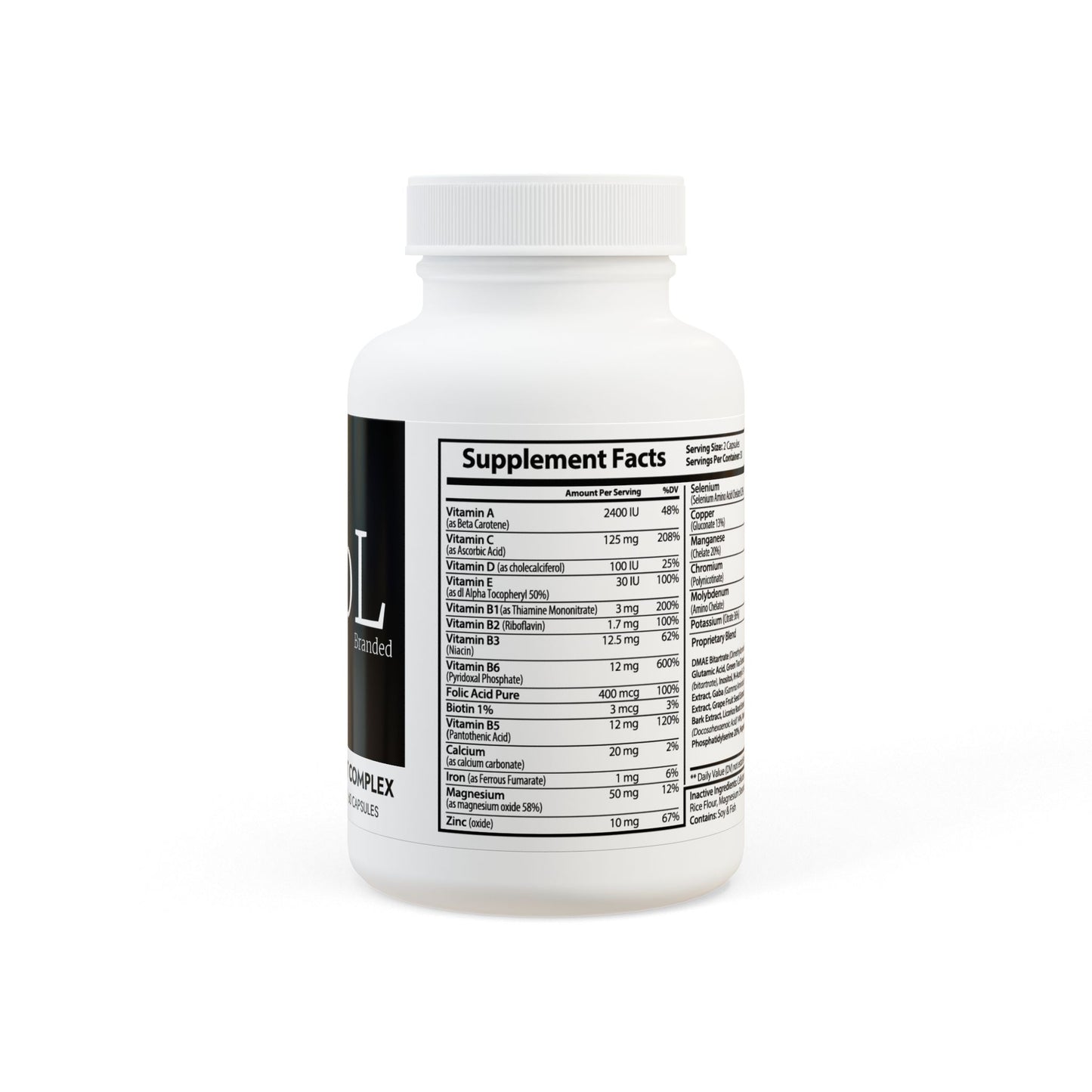Brain Support Complex Supplement (60 Capsules)