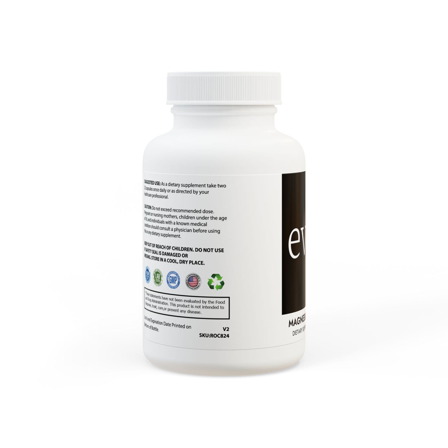 Magnesium Glycinate Supplement (60 Capsules)