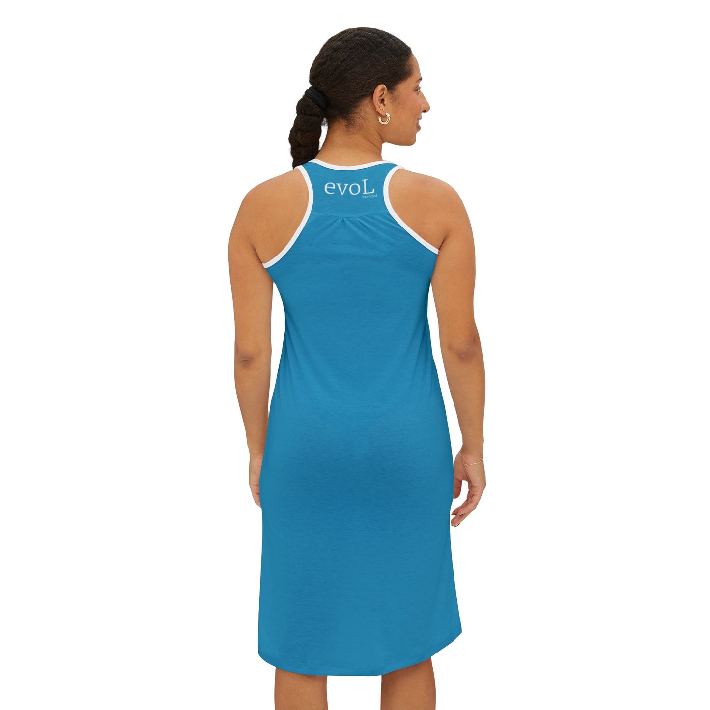 Casual Women's Racerback Dress - Ideal for Summer Outings & Relaxation