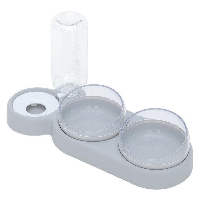 The Ultimate Pet Oasis - Elevated Double Bowl Stand With Automatic