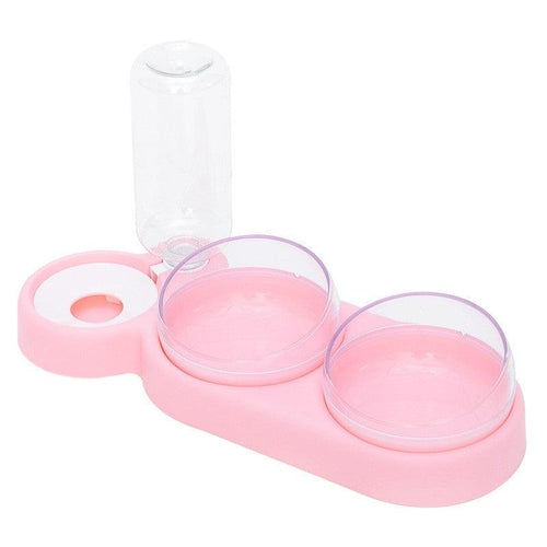 The Ultimate Pet Oasis - Elevated Double Bowl Stand With Automatic