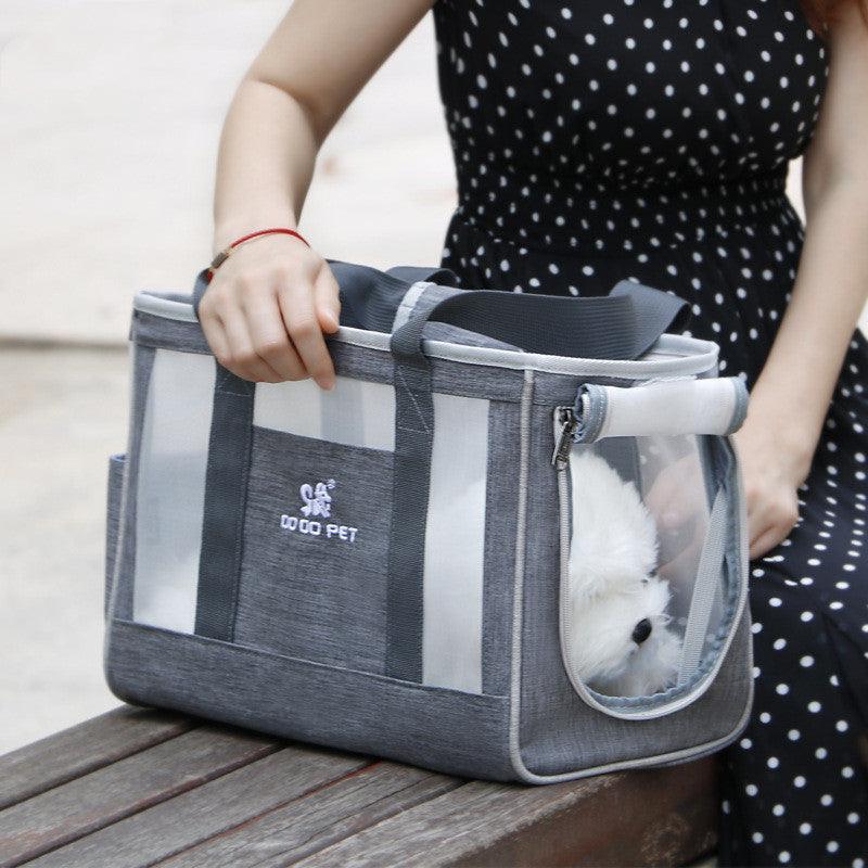 Portable Pet Adventure Backpack: Stylish And Spacious Dog And Cat