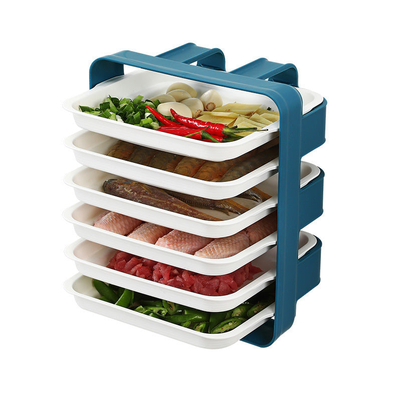Wall-Mounted Non-Perforating Multilayer Shelving