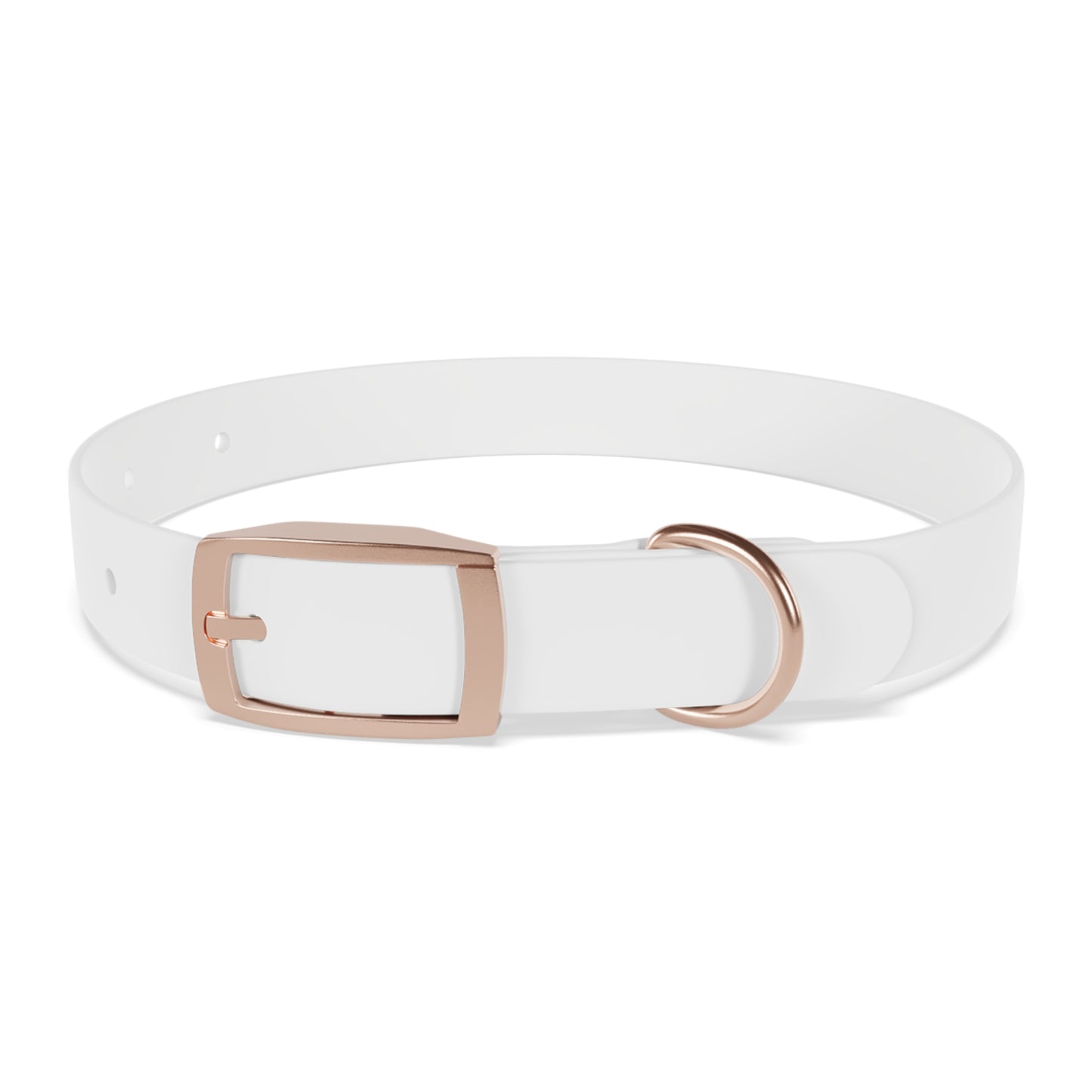 Personalized Pet Collar with Paw Print - Stylish White Dog Collar for Pet Lovers