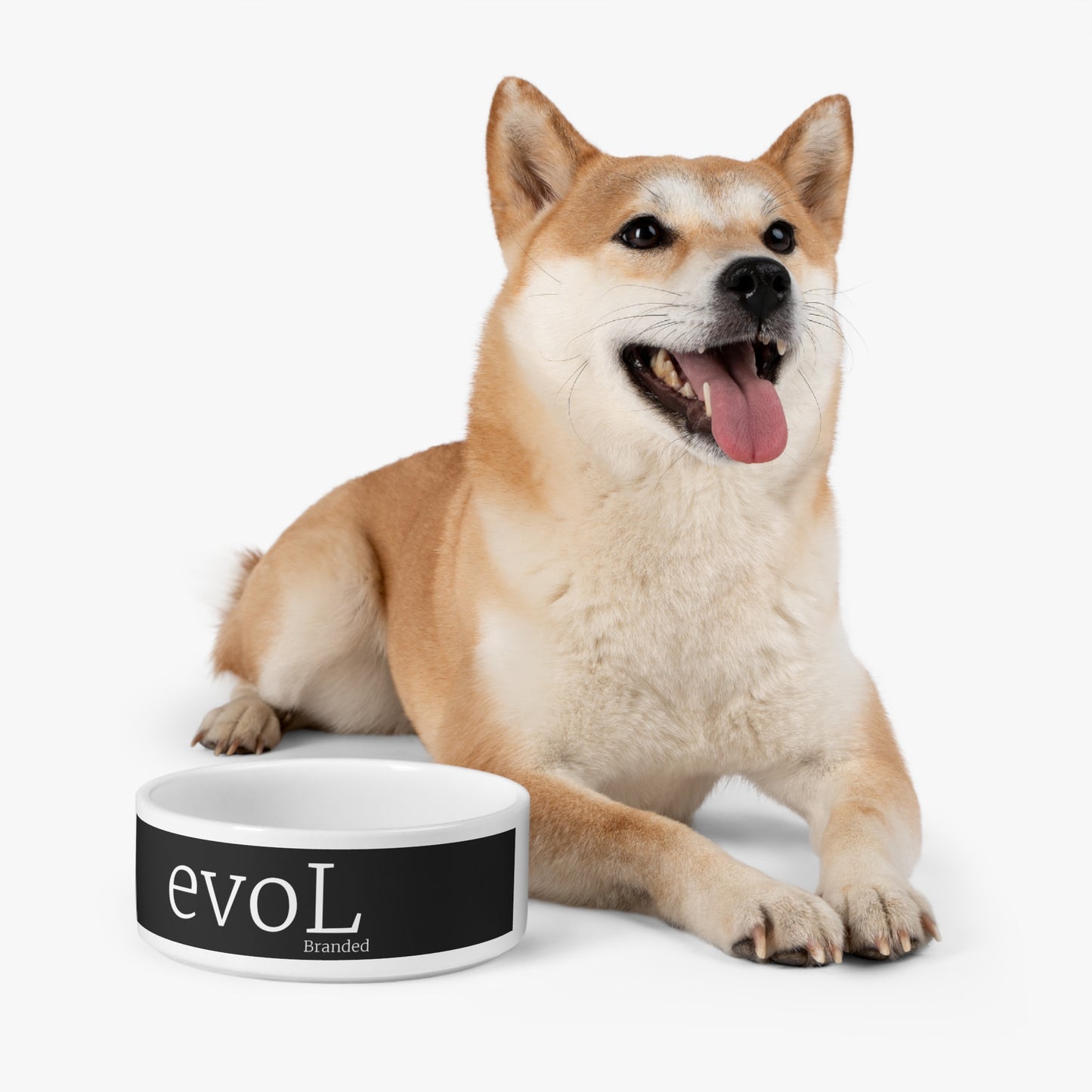 Stylish Pet Bowl for Modern Pets - Personalized with 'evoL' Design