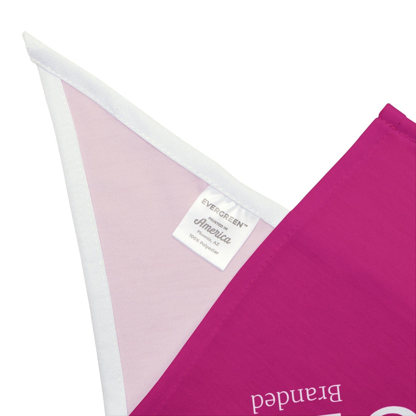 Branded Pet Bandana - Stylish Pink Accessories for Pet Lovers
