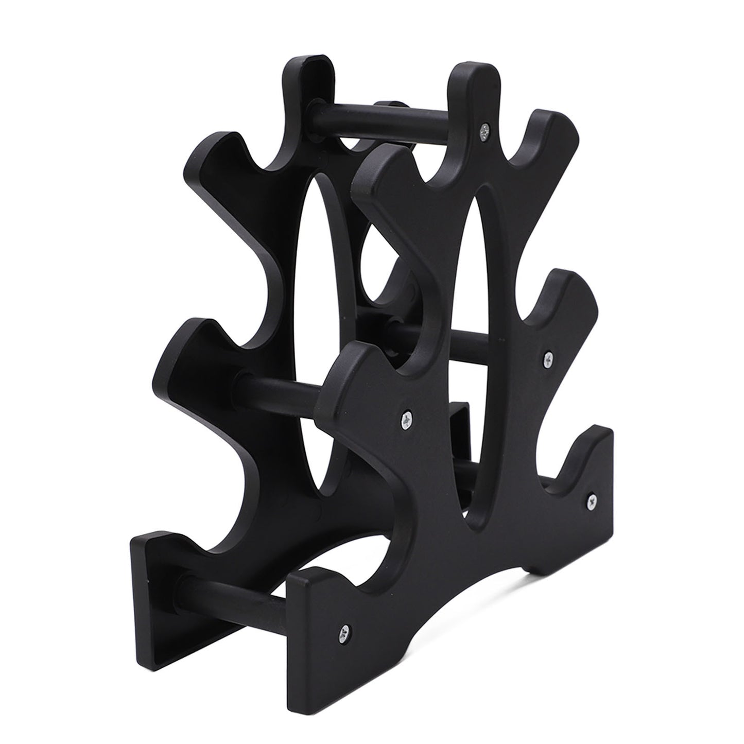 Dumbbell Rack Weight Stand Holder PP 3 Tier 20kg Bearing Easy Assembly for Home Gym