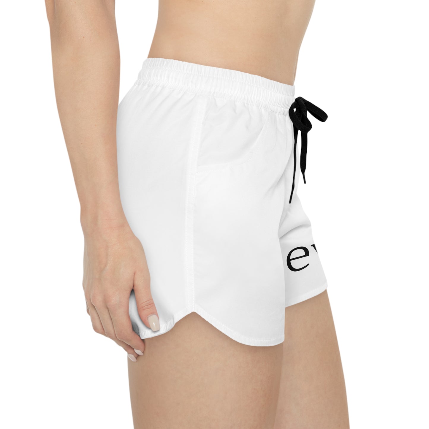 Trendy Women's Casual Shorts with 'evol' Design