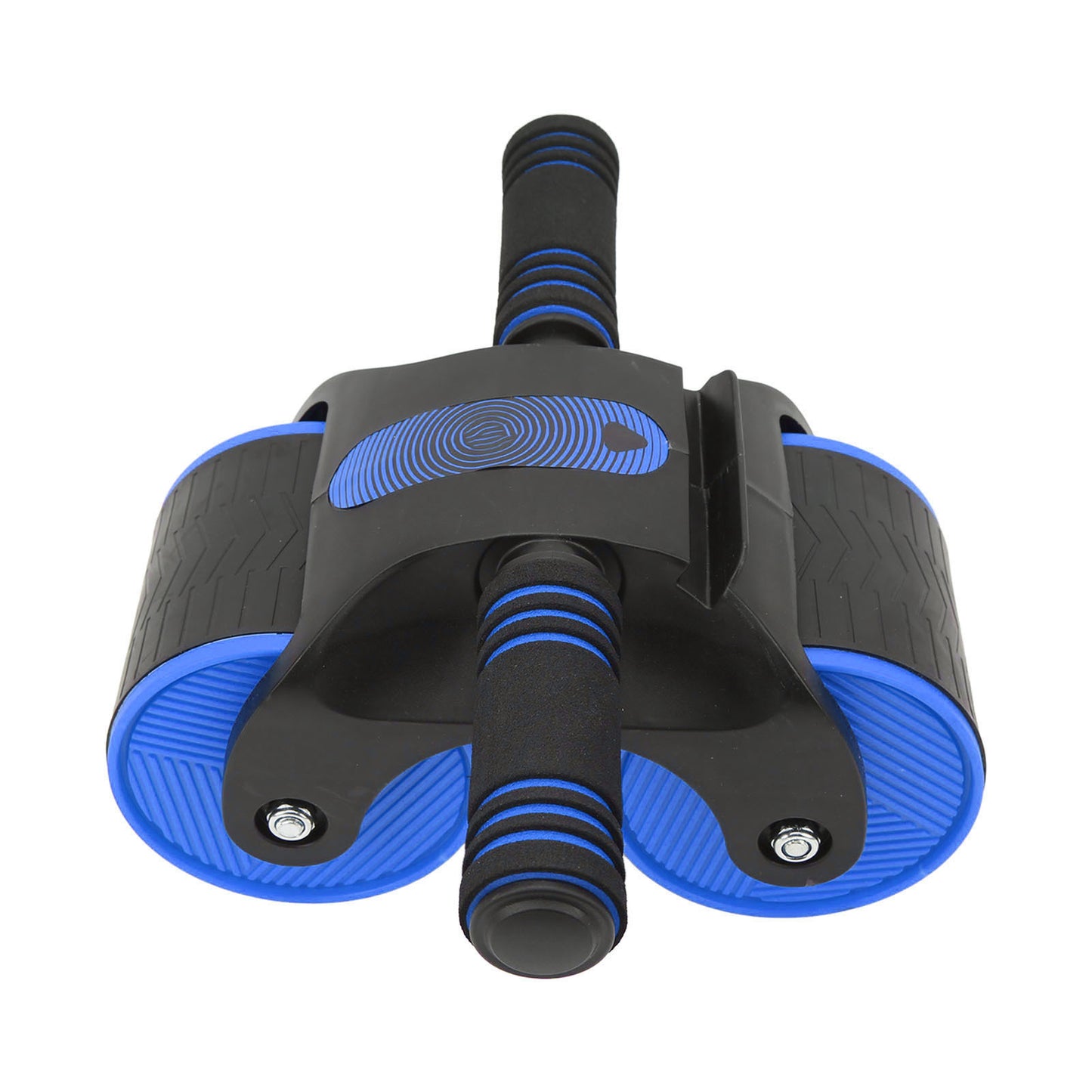 Aabdominal Wheel with Triangular Bracing Sport Fitness Wheel for Home Gym Fitness Equipment Blue