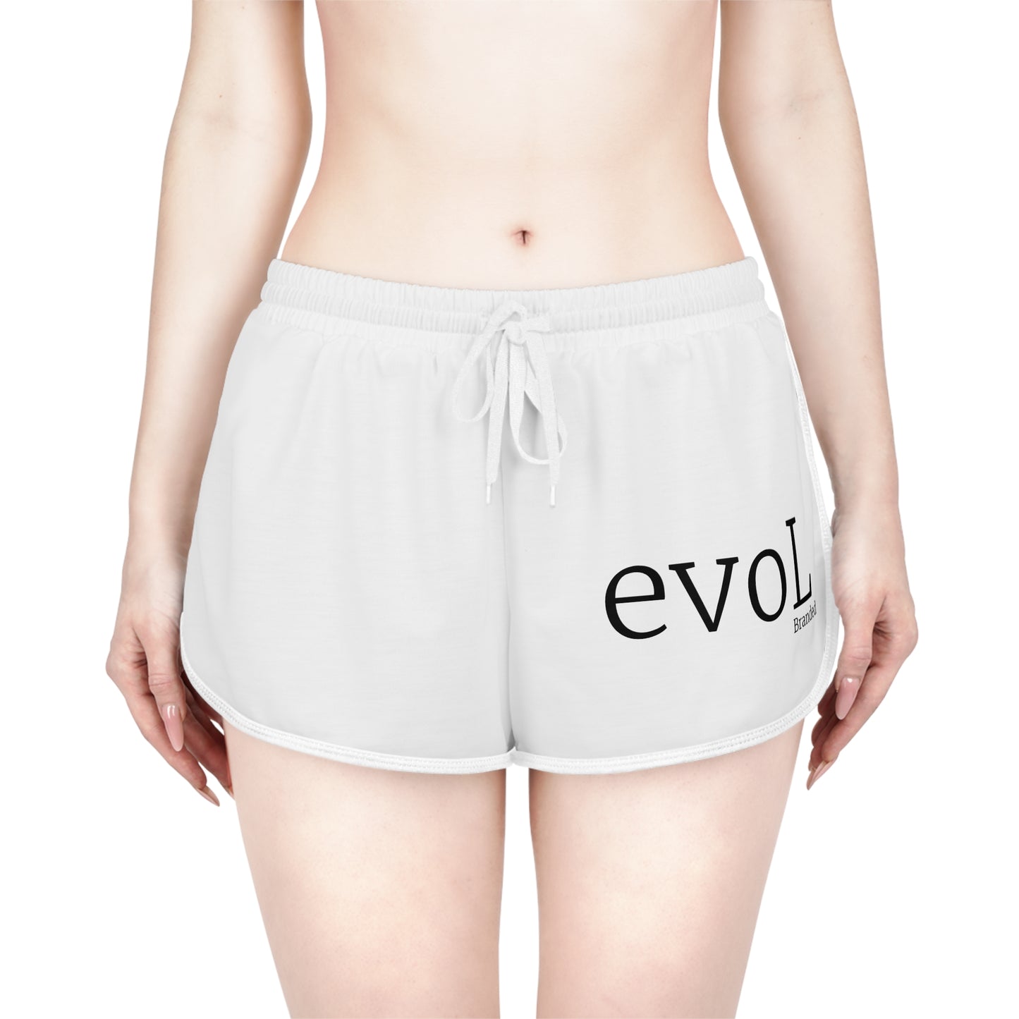Women's Relaxed Shorts - Casual Athletic Comfort with 'evoL' Branding