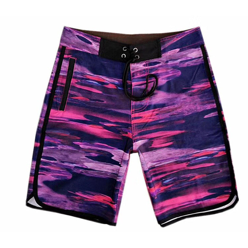 Beach Stretch Quick-drying Fitness Printing Beach Surfing Shorts
