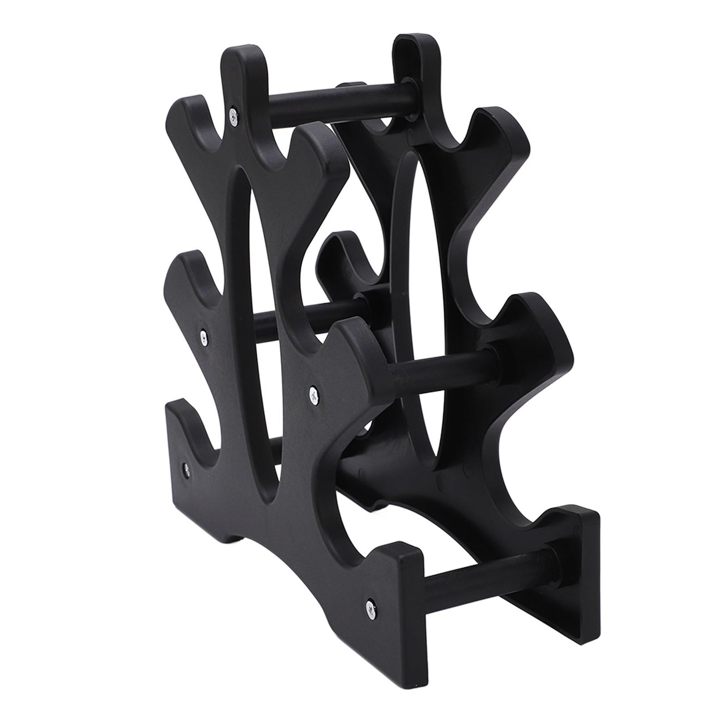 Dumbbell Rack Weight Stand Holder PP 3 Tier 20kg Bearing Easy Assembly for Home Gym