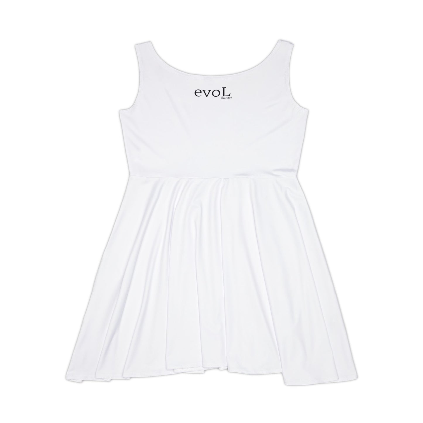 Women's Skater Dress with 'evoL' Design - Perfect for Casual Outings and Summer Events