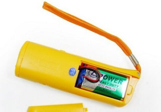 3-in-1 Anti Barking Dog Training Device Ultrasonic Dog Training Repeller LED Flashlight