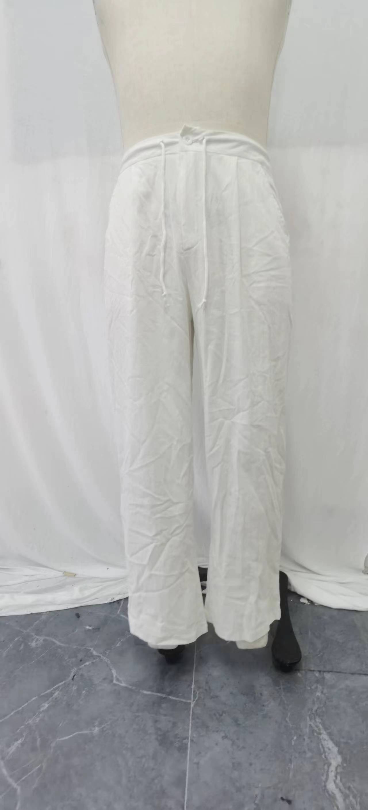 Fashion Men's Cotton And Linen Casual Trousers