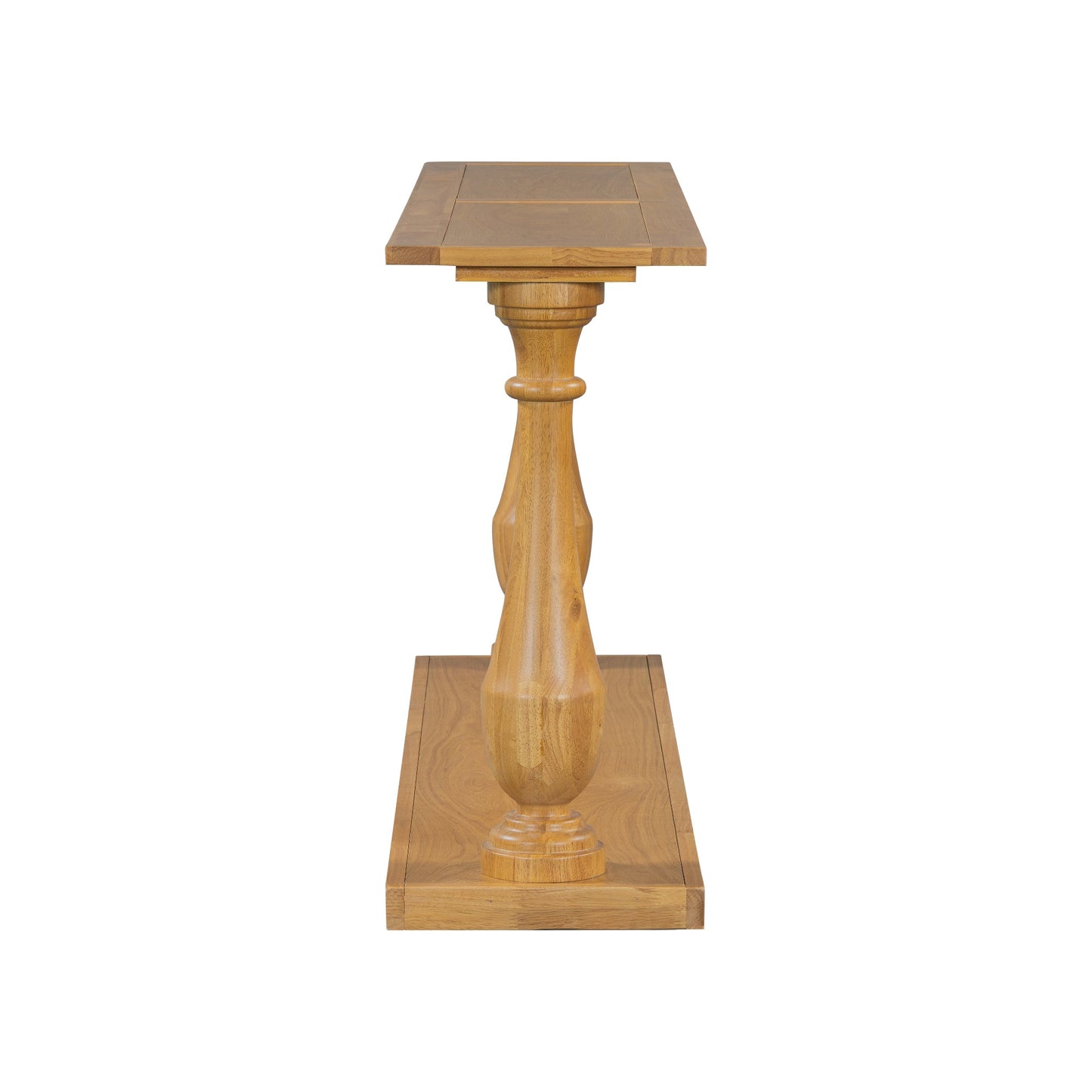 Vintage Sofa Table Console Table with Luxurious Pine Veneer and