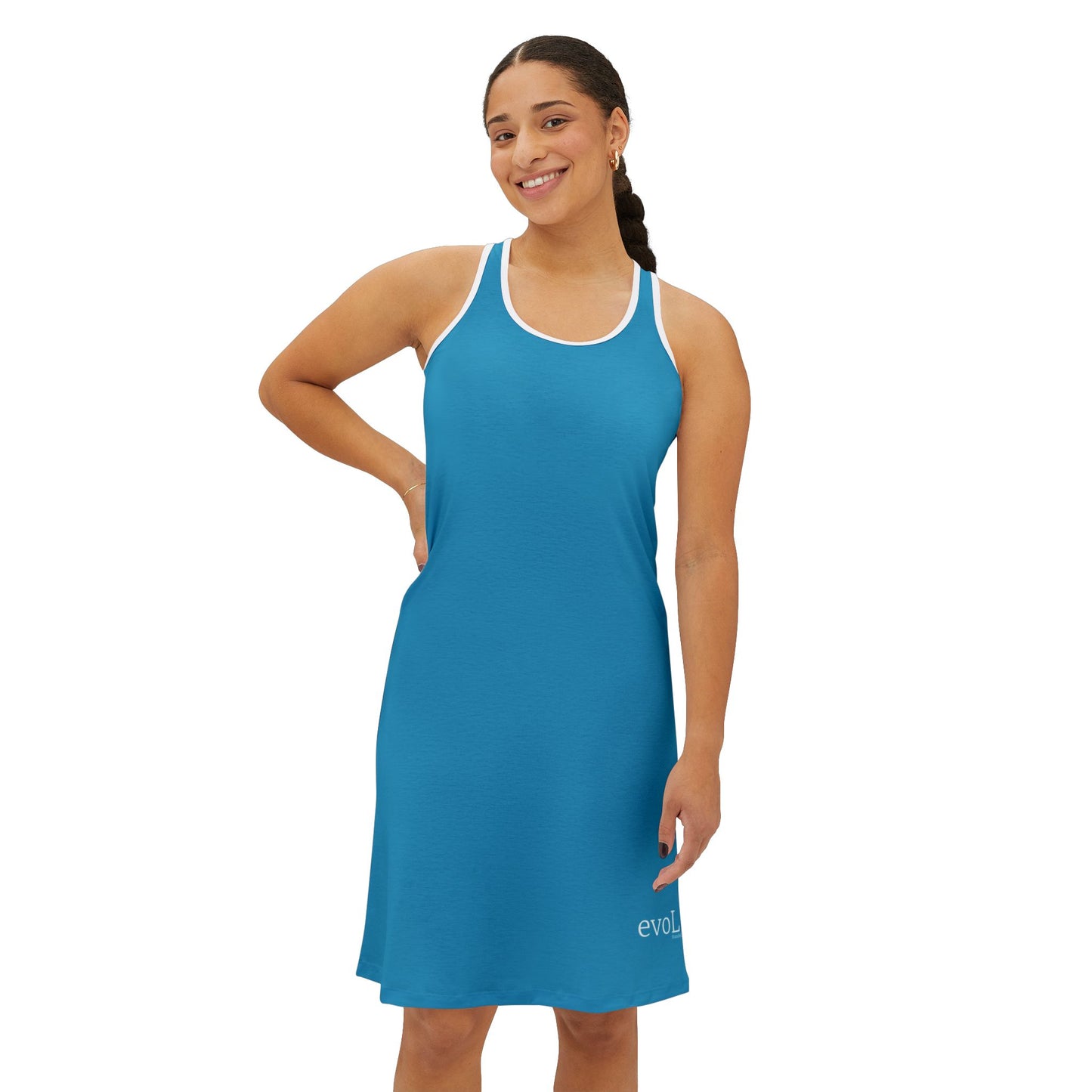 Casual Women's Racerback Dress - Ideal for Summer Outings & Relaxation