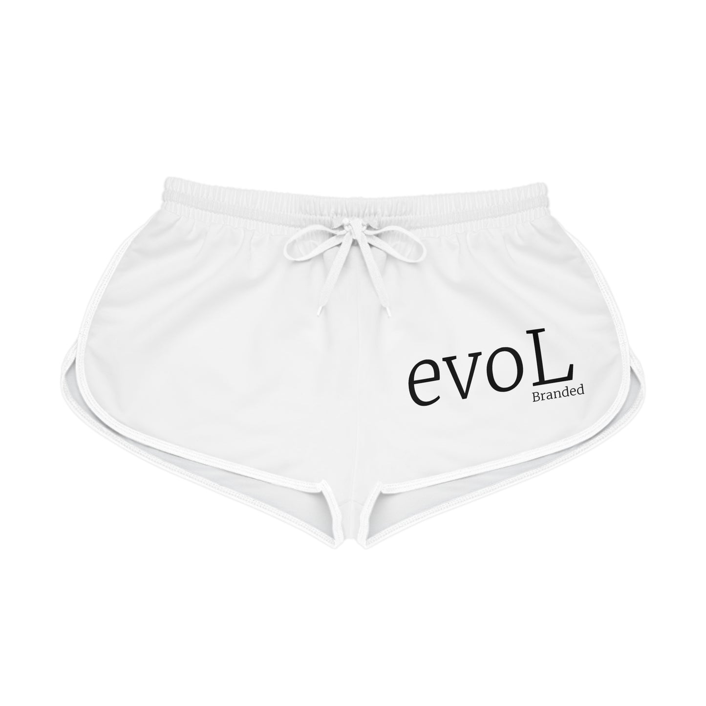 Women's Relaxed Shorts - Casual Athletic Comfort with 'evoL' Branding