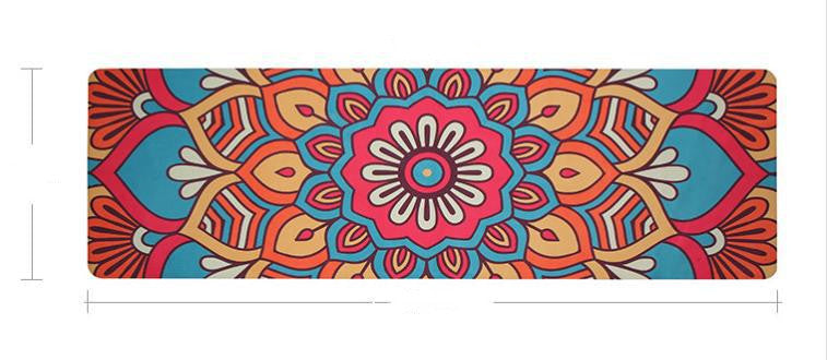 Suede TPE Double Layer Yoga Mat Non-slip Home Gym Slimming