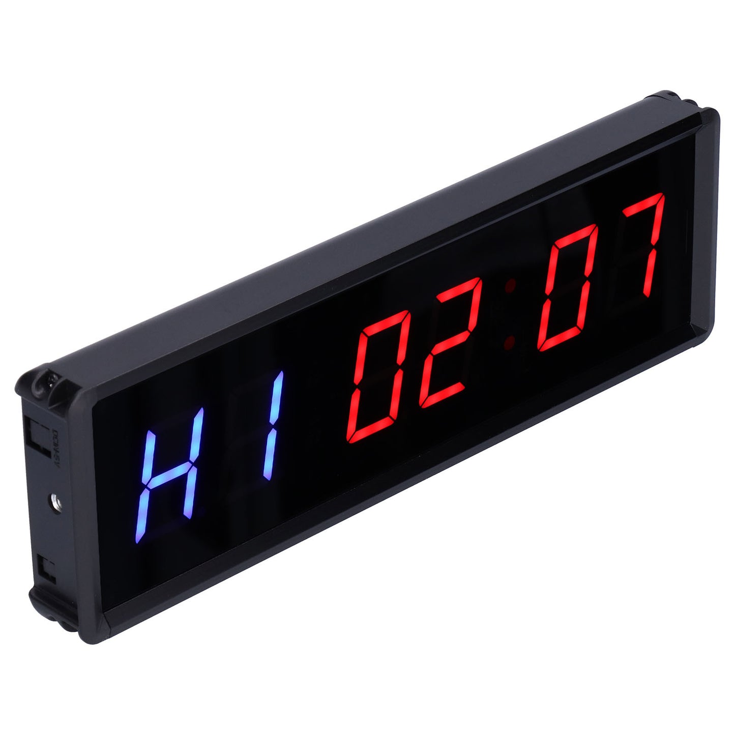 Interval Timer 1.5in LED Digital Display Count Down/Up Clock with Remote for Home Gym Office