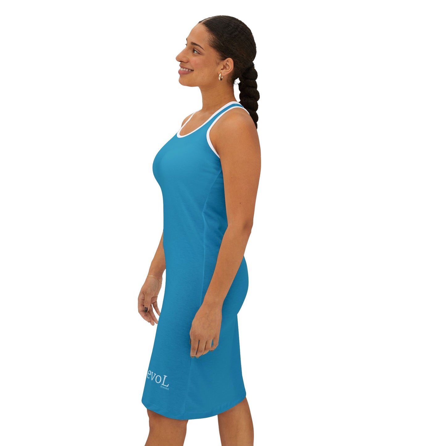 Casual Women's Racerback Dress - Ideal for Summer Outings & Relaxation