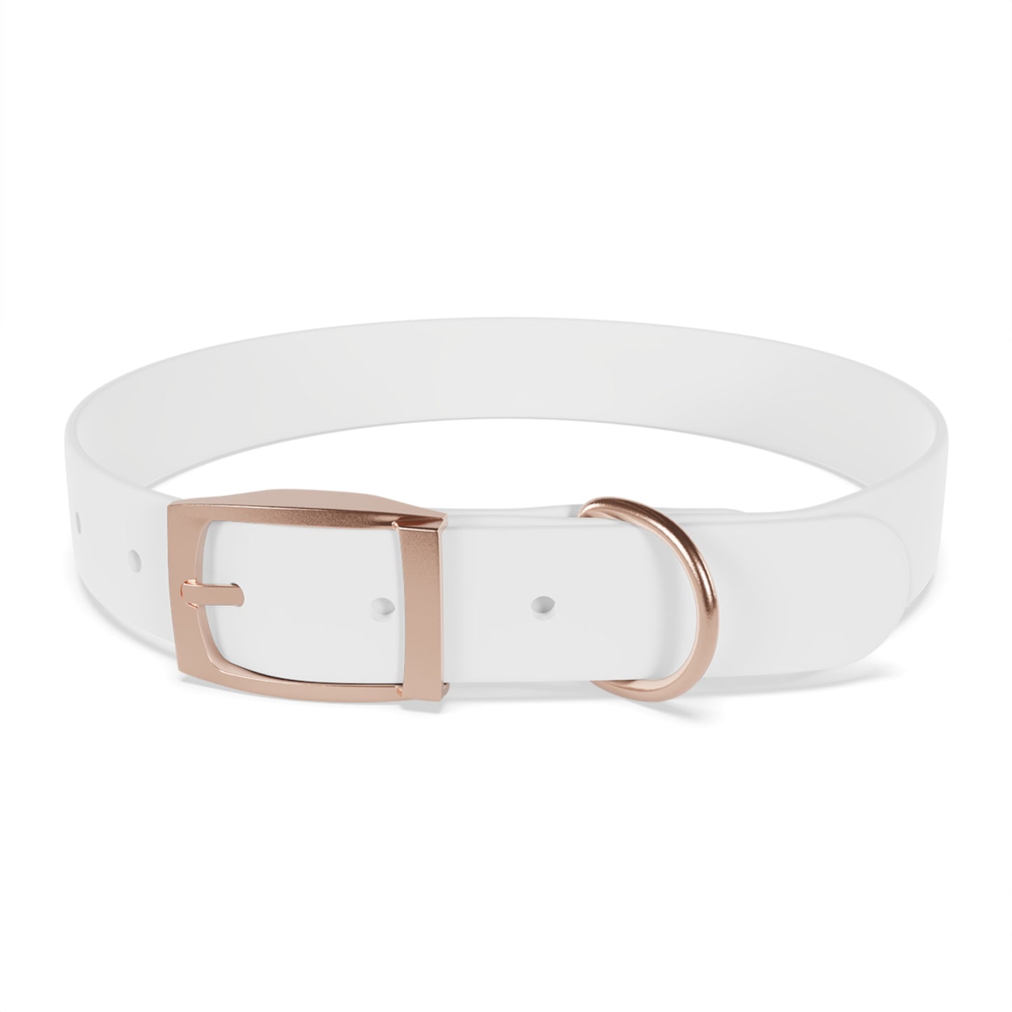 Personalized Pet Collar with Paw Print - Stylish White Dog Collar for Pet Lovers