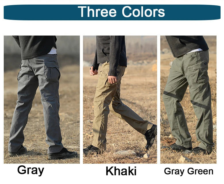 2019 Military Tactical Camping Hiking Pants Man Outdoor Sport Pants Lightweight Breathable Waterproof Quick Dry Trousers