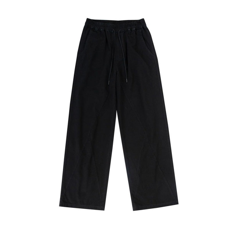 Men's Washed Stitching Loose Casual Pants