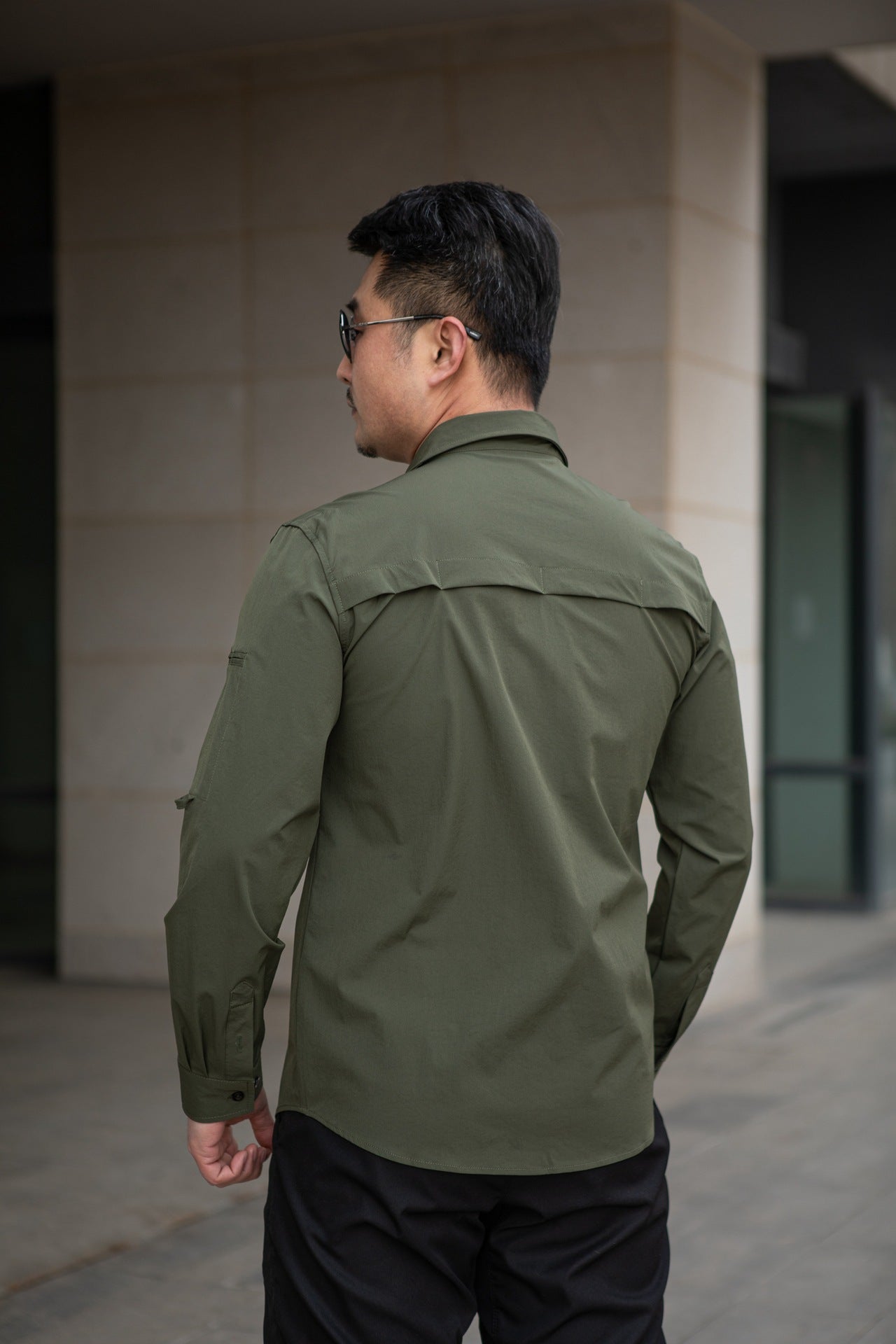 Outdoor Mountaineering Camping Tactical Men's Shirt Paving Eagle Warhawk Elastic Fabric Quick-Drying Stretch Shirt Military Fan Clothing