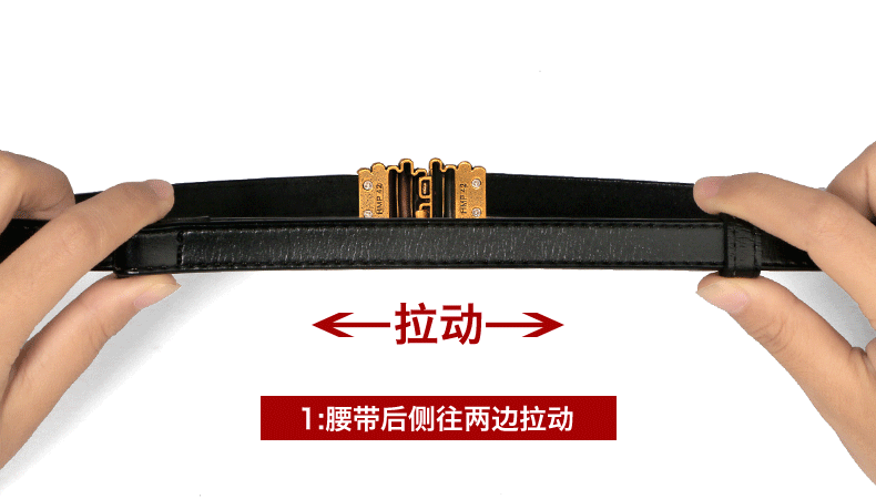 Women's Leather Easiest for Match Accessories Sweater Black Thin Belt