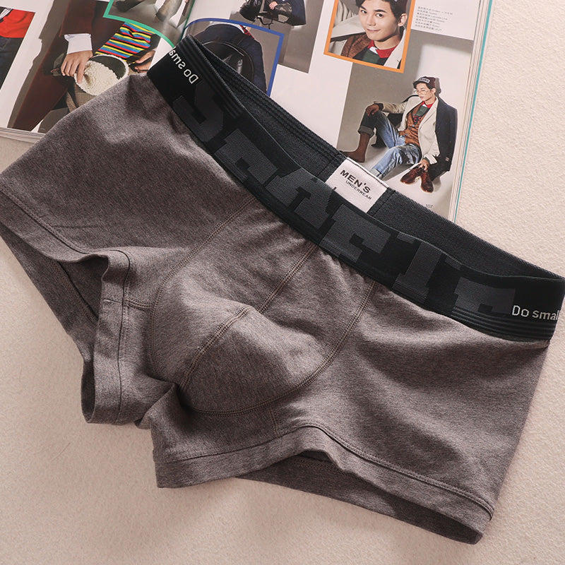 3 Pieces Minimalist Artistic Retro Low Waist Men's Underwear