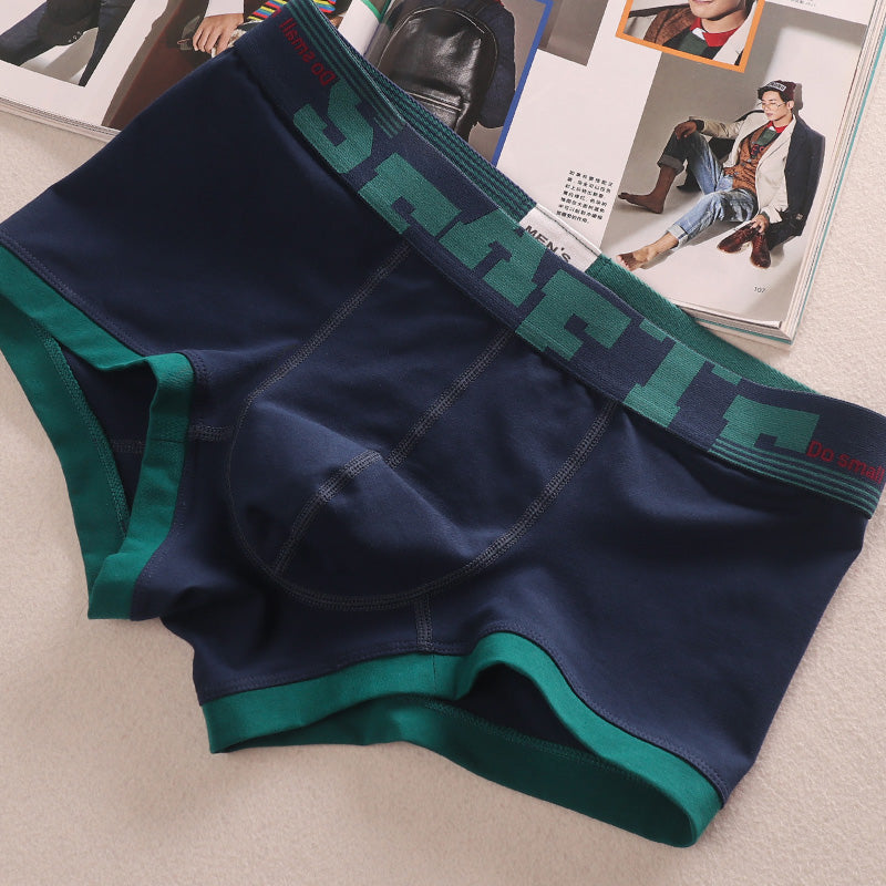 3 Pieces Minimalist Artistic Retro Low Waist Men's Underwear