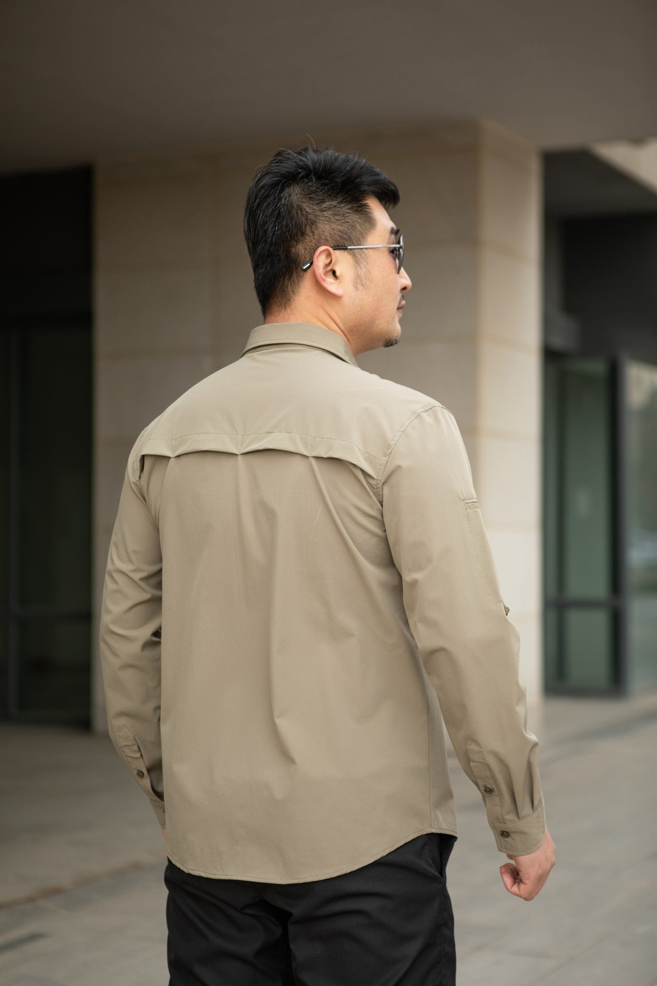 Outdoor Mountaineering Camping Tactical Men's Shirt Paving Eagle Warhawk Elastic Fabric Quick-Drying Stretch Shirt Military Fan Clothing