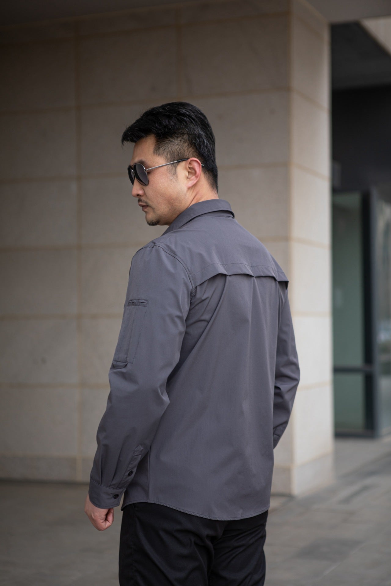 Outdoor Mountaineering Camping Tactical Men's Shirt Paving Eagle Warhawk Elastic Fabric Quick-Drying Stretch Shirt Military Fan Clothing