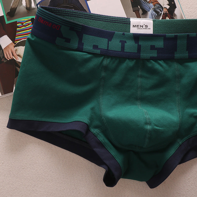 3 Pieces Minimalist Artistic Retro Low Waist Men's Underwear
