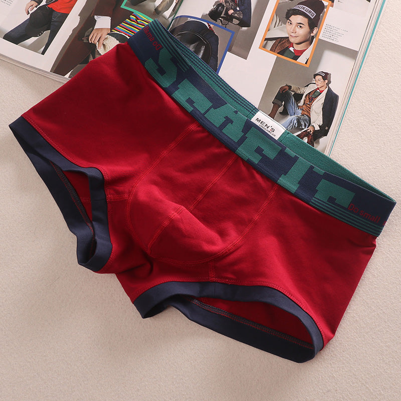 3 Pieces Minimalist Artistic Retro Low Waist Men's Underwear