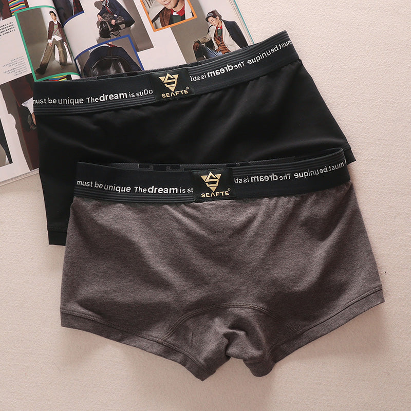 3 Pieces Minimalist Artistic Retro Low Waist Men's Underwear