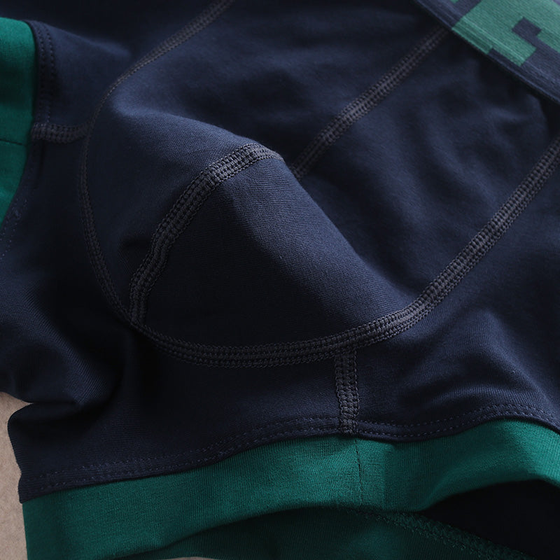 3 Pieces Minimalist Artistic Retro Low Waist Men's Underwear