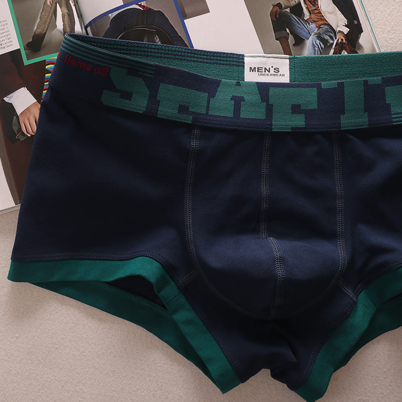 3 Pieces Minimalist Artistic Retro Low Waist Men's Underwear
