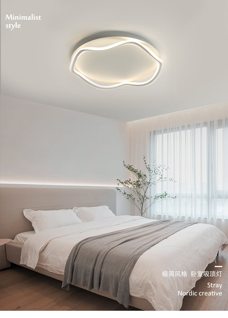 Bedroom Light Normcore Ceiling Light Scandinavian Creative Ins Wind LED Light Minimalist Modern and Unique Master Bedroom Room Dining Room